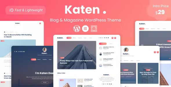Katen - Blog & Magazine WordPress Theme