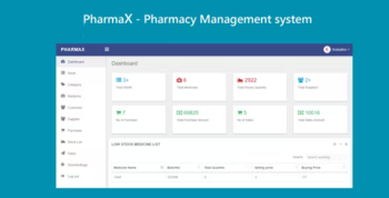 PharmaX - Pharmacy management System C# ASP.NET MVC