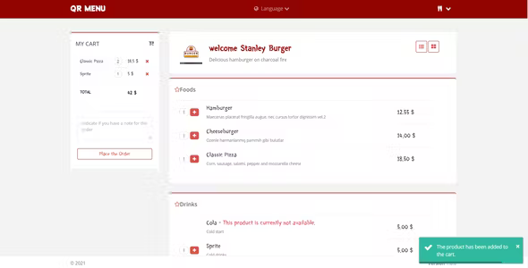 QR Menu - QR Menu Maker for Multi/Single Restaurant & Contactless ordering & For Mobile and Web