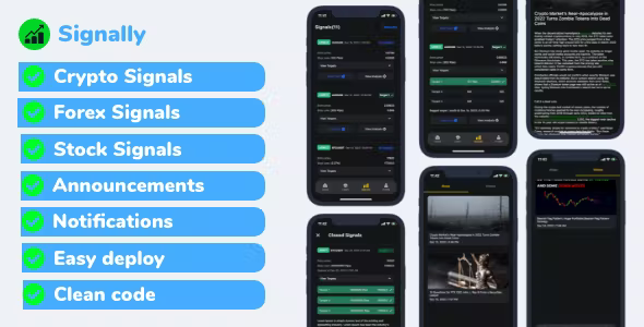 Signally - Forex, Stocks and Crypto Signals - Mobile Solution