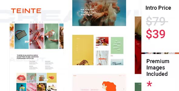 Teinte - Creative Portfolio and Design Theme