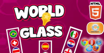 WORLD CUP GLASS - HTML5 Game (Construct 3)