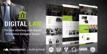 Digital Law - Attorney & Legal Advisor WordPress Theme