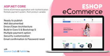 EShop Ecommerce Shop - ASP.NET CORE MVC Online Ecommerce Application - Onion/Clean Architecture - EF