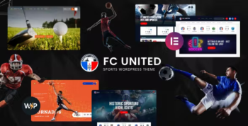 FC United - Football, Soccer & Sports WordPress Theme + RTL