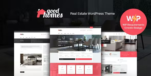 Good Homes - A Contemporary Real Estate WordPress Theme