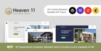 Heaven11 - Property & Apartment Real Estate WordPress Theme