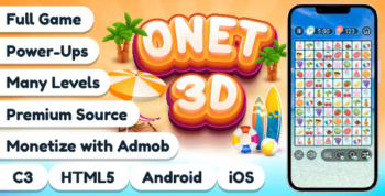 Premium Source - 3D Onet Connect - HTMLL5,Construct3