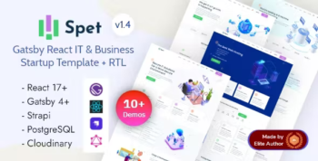 Spet - Gatsby React Technology & IT Business Company Template