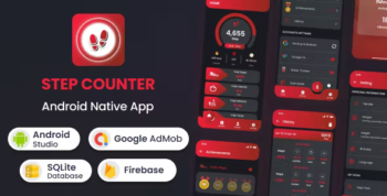 Step Counter - Android Native App (47 Languages)