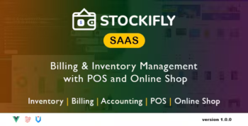 Stockifly SAAS - Billing & Inventory Management with POS and Online Shop