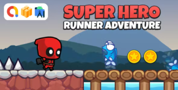 Super Hero Runner Adventure (Buildbox Template + Android Studio Project)