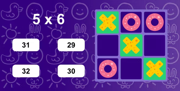 Tic Tac Toe Math - Html5 Game - Construct 2/3