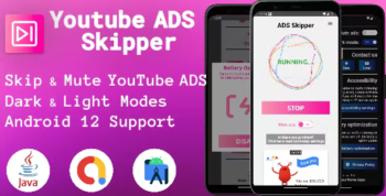 YouTube ADS Skipper and Mute - Admob Integrated Android app