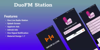 DuoFM Station - Single Station Radio with Google Ads
