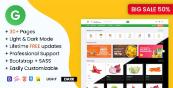 Grofarweb - Online Grocery Supermarket HTML Template