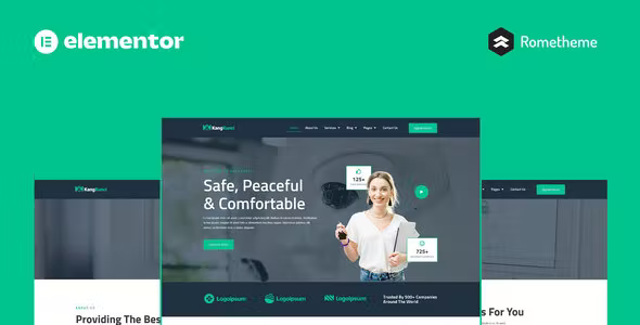 Kangkunci - Locksmith & Security System Elementor Pro Full Site Template Kit