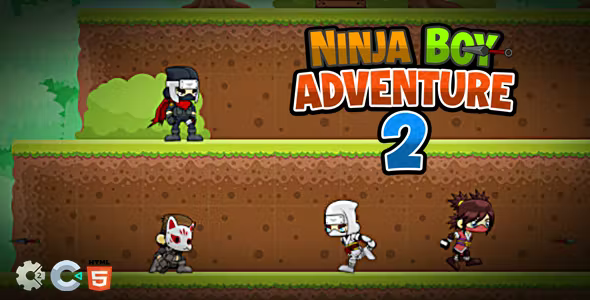 Ninja Boy Adventure 2 - Construct Game