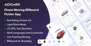 Branding & Advertising - Moving Billboard Flutter And Web Application