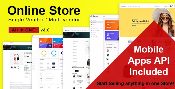 Online Store - All in One Multi vendor Laravel eCommerce Platform