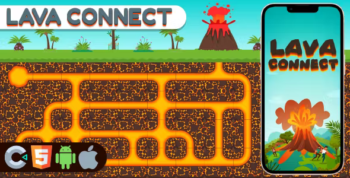 Premium Game - Lava Connect Pipe Game - HTML5,Construct3