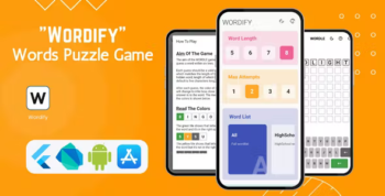 Wordify - Words Puzzle Game - Flutter Core - Android & iOS
