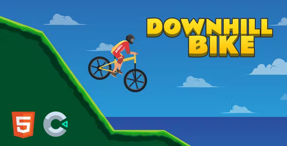 Downhill Bike - HTML5 Game (Construct 3)