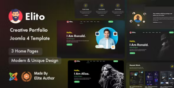 Elito - Creative Portfolio Joomla Template