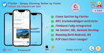 FTwitter - Clone Simply Twitter Flutter App with Multi Payments - Firestore - GetX