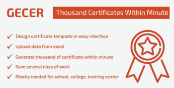 GECER - Bulk Certificate Generator