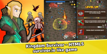 Kingdom Survivor - HTML5 survivor.io like game (Construct 3)
