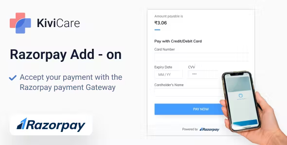 KiviCare(TM) - Razorpay Payment Gateway (Add-on)