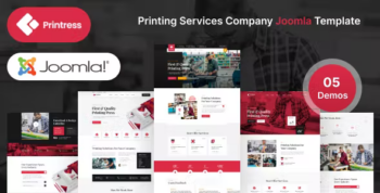 Printress – Printing Services Company Joomla 4 Template