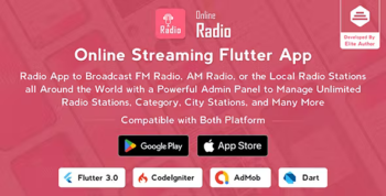 Radio Online - Flutter Full App