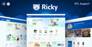 Ricky - Pet Shop & Care WooCoomerce Theme