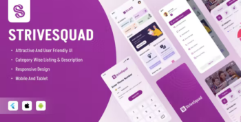 StriveSquad - Byju's clone - Udemy - Online learning Flutter 3 UI Kit