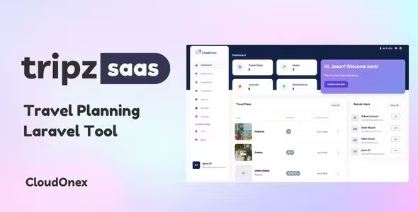 Tripz SaaS Laravel Travel Planning Tool