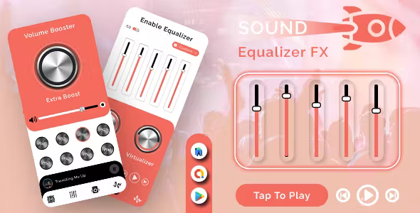 Volume Booster - Sound Booster - Equalizer FX - Raise High Volume - Loud Speaker - Sound Equalizer