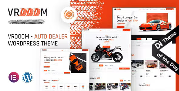 Vrooom - Auto Dealer WordPress Theme