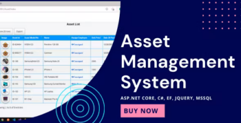 Asset Management System with Barcode - ASP.NET Core - EF Core .NET Core 6.0