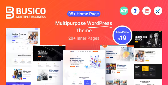 Busico – Multipurpose Business & Technology WordPress Theme