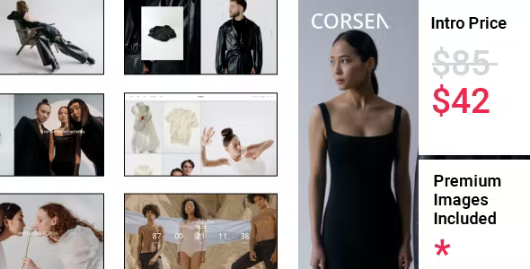 Corsen - Fashion and Clothing Store Theme