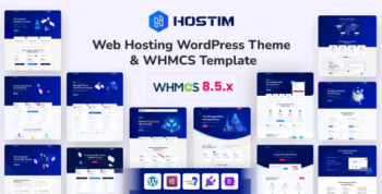 Hostim - Web Hosting WordPress Theme with WHMCS