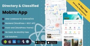 Listar Pro - Directory & Classified Mobile App Full Solution