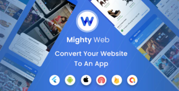 Mighty Web Webview: Web to App Convertor(Flutter + Admin Panel)