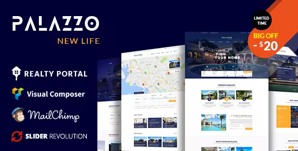 Palazzo - Real Estate WordPress Theme