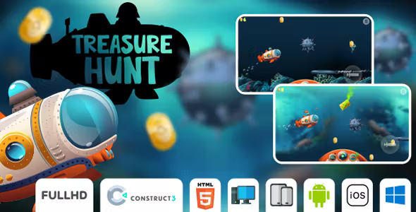 Treasure Hunt - HTML5 Game (Construct3)