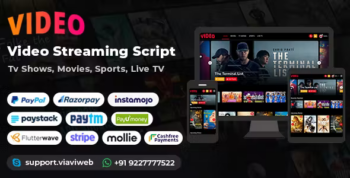 Video Streaming Portal (TV Shows, Movies, Sports, Videos Streaming, Live TV)