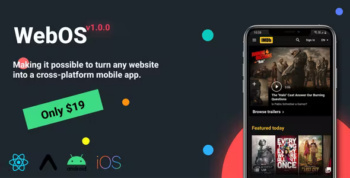 WebOS - Configurable React Native Cross-Platform WebView App Template