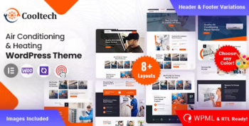 Cooltech - Air Conditioning & Heating WordPress Theme